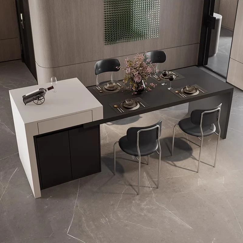 Стол Premium Island, итальянский современный сланцевый интегрированный небольшой бытовой многофункциональный выдвижной кухонный стол
Стол Premium Island, итальянский современный сланцевый интегрированный небольшой бытовой многофункциональный выдвижной кухонный стол