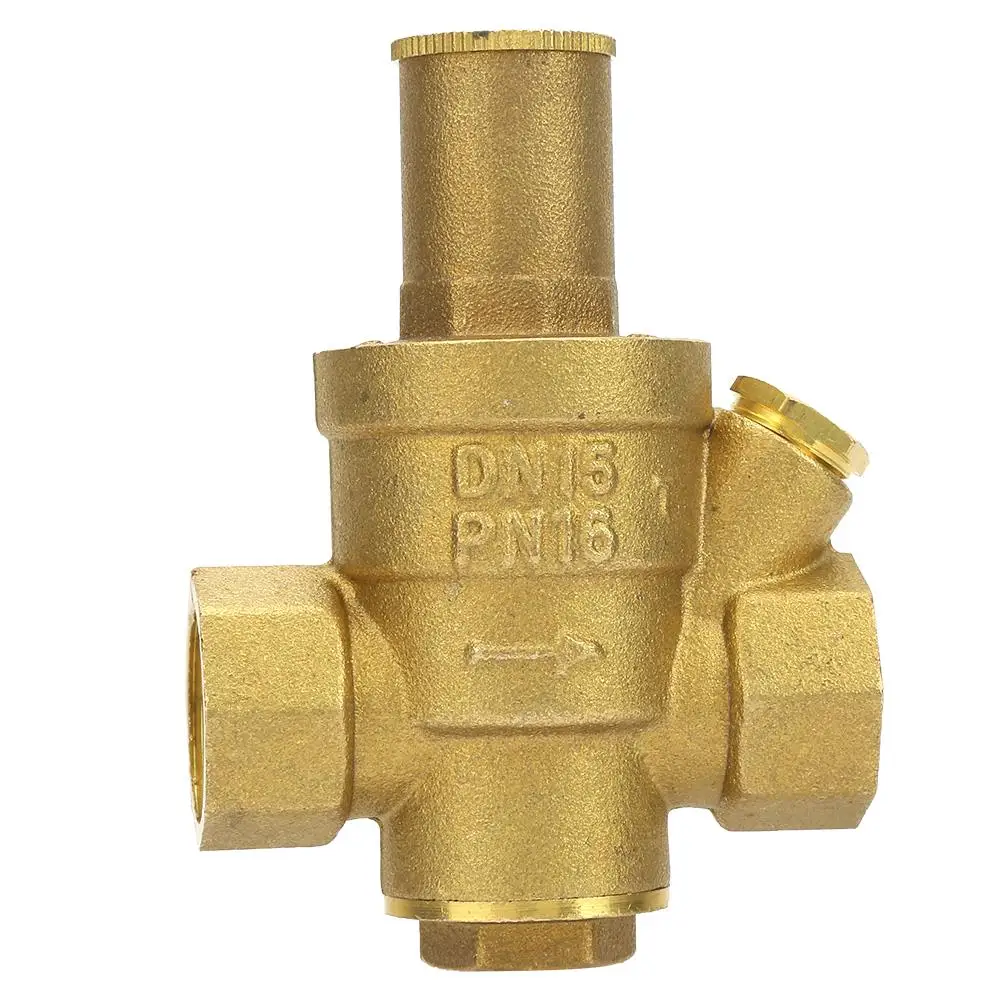DN15 1/2 Brass Adjustable Water Pressure Reducing Valve Regulator - Wear-resistant 
DN15 1/2 Brass Adjustable Water Pressure Reducing Valve Regulator - Wear-resistant