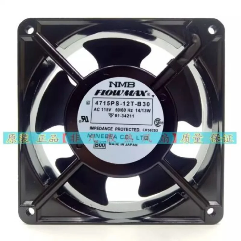 Y ДЛЯ NMB 4715PS-12T-B30 AC115V 14-13 Вт 12038 Охлаждающий вентилятор
Y ДЛЯ NMB 4715PS-12T-B30 AC115V 14-13 Вт 12038 Охлаждающий вентилятор