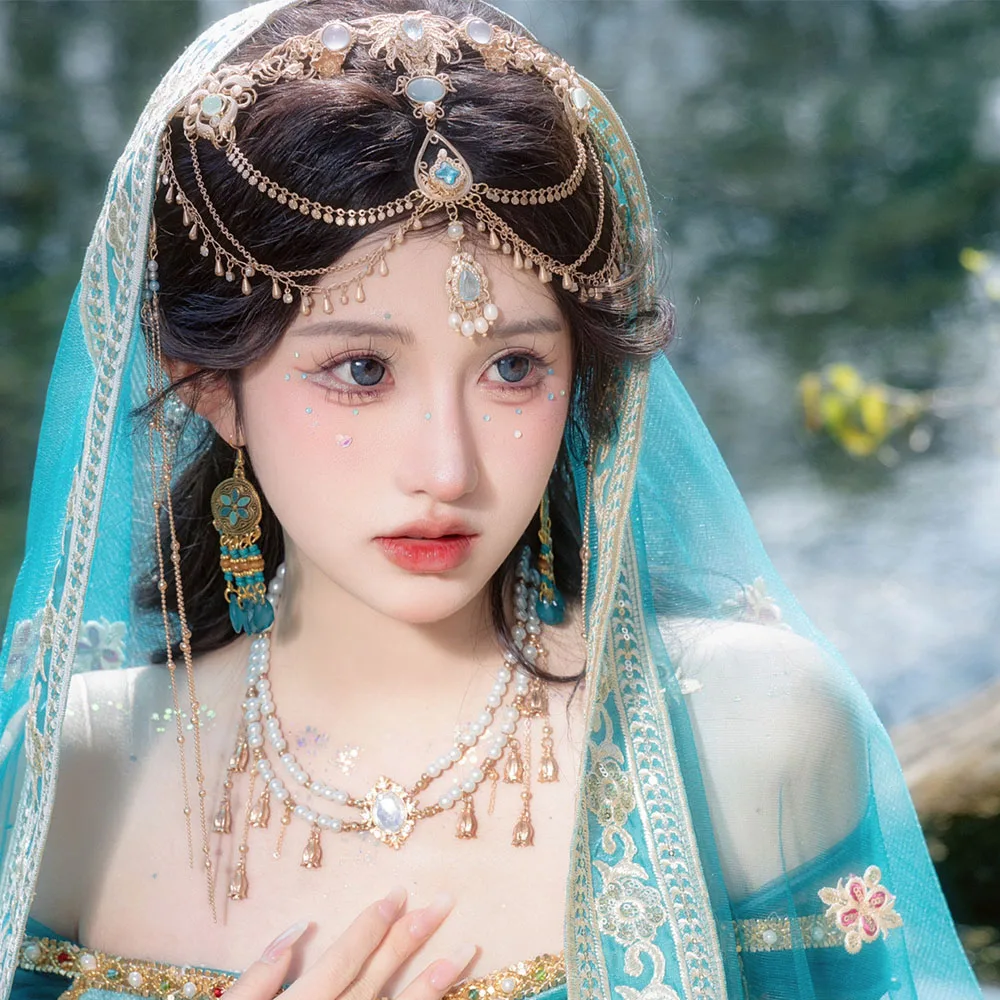 Chinese Style Dreamy Purple Crystal Novel Hair Accessories Hanfu Heart Hollow Chain Retro Bridal Headdress Drop Pendant Hairpin
Chinese Style Dreamy Purple Crystal Novel Hair Accessories Hanfu Heart Hollow Chain Retro Bridal Headdress Drop Pendant Hairpin
