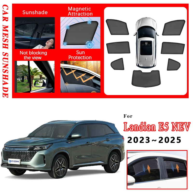 Car Sunshades Pad For DFSK Landian E5 NEV Accessories 2023~2025 Anti-dirty Cover Sun Coverage Sunscreen Window Visor Sun Shades
Car Sunshades Pad For DFSK Landian E5 NEV Accessories 2023~2025 Anti-dirty Cover Sun Coverage Sunscreen Window Visor Sun Shades