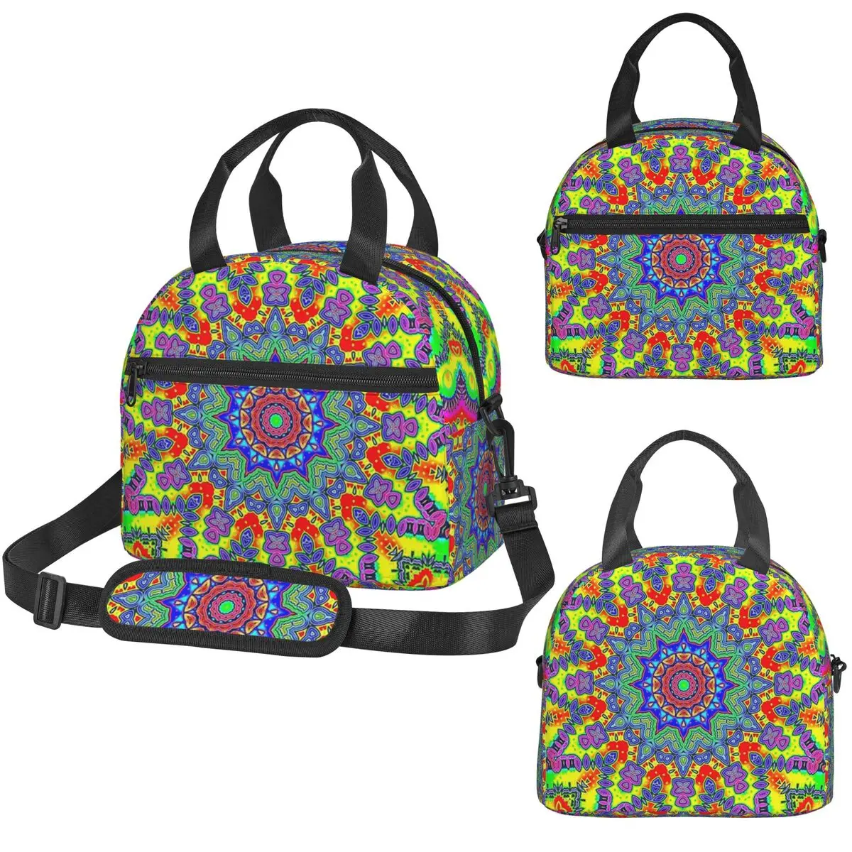 Psychedelic Trippy Acid LSD Art Insulated Lunch Bag for Women Office Cooler Thermal Box Tote Portable Lunch Boxes
Psychedelic Trippy Acid LSD Art Insulated Lunch Bag for Women Office Cooler Thermal Box Tote Portable Lunch Boxes