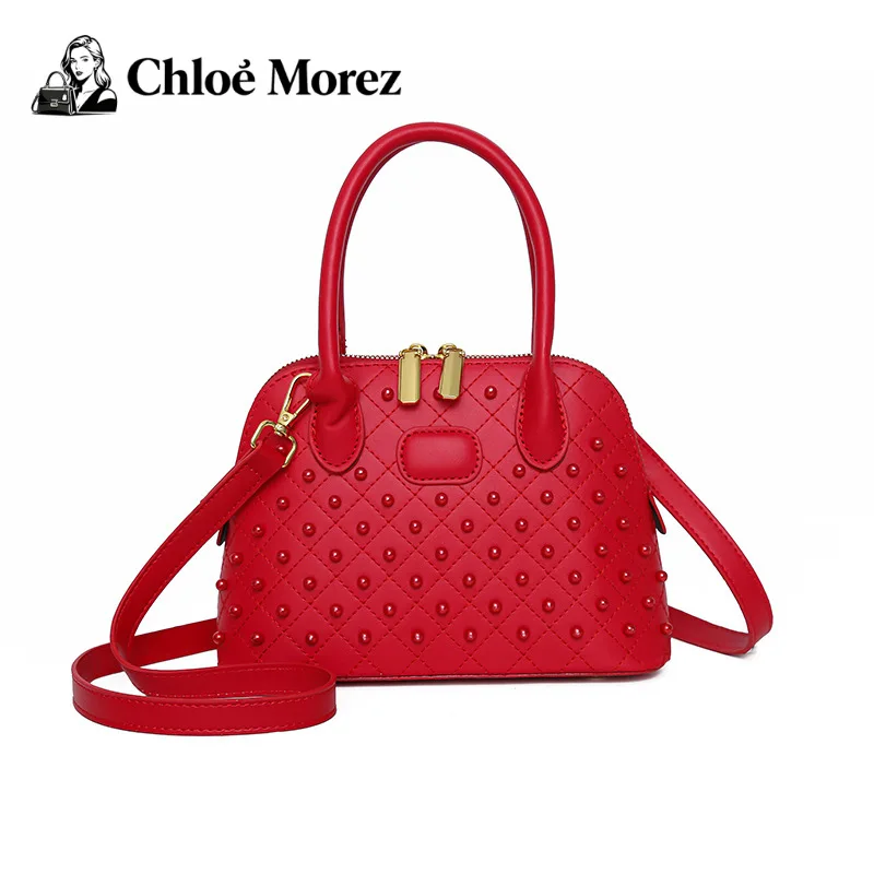 Модная сумка-ракушка с заклепками Ins Модная универсальная сумка через плечо для женщин
Модная сумка-ракушка с заклепками Ins Модная универсальная сумка через плечо для женщин