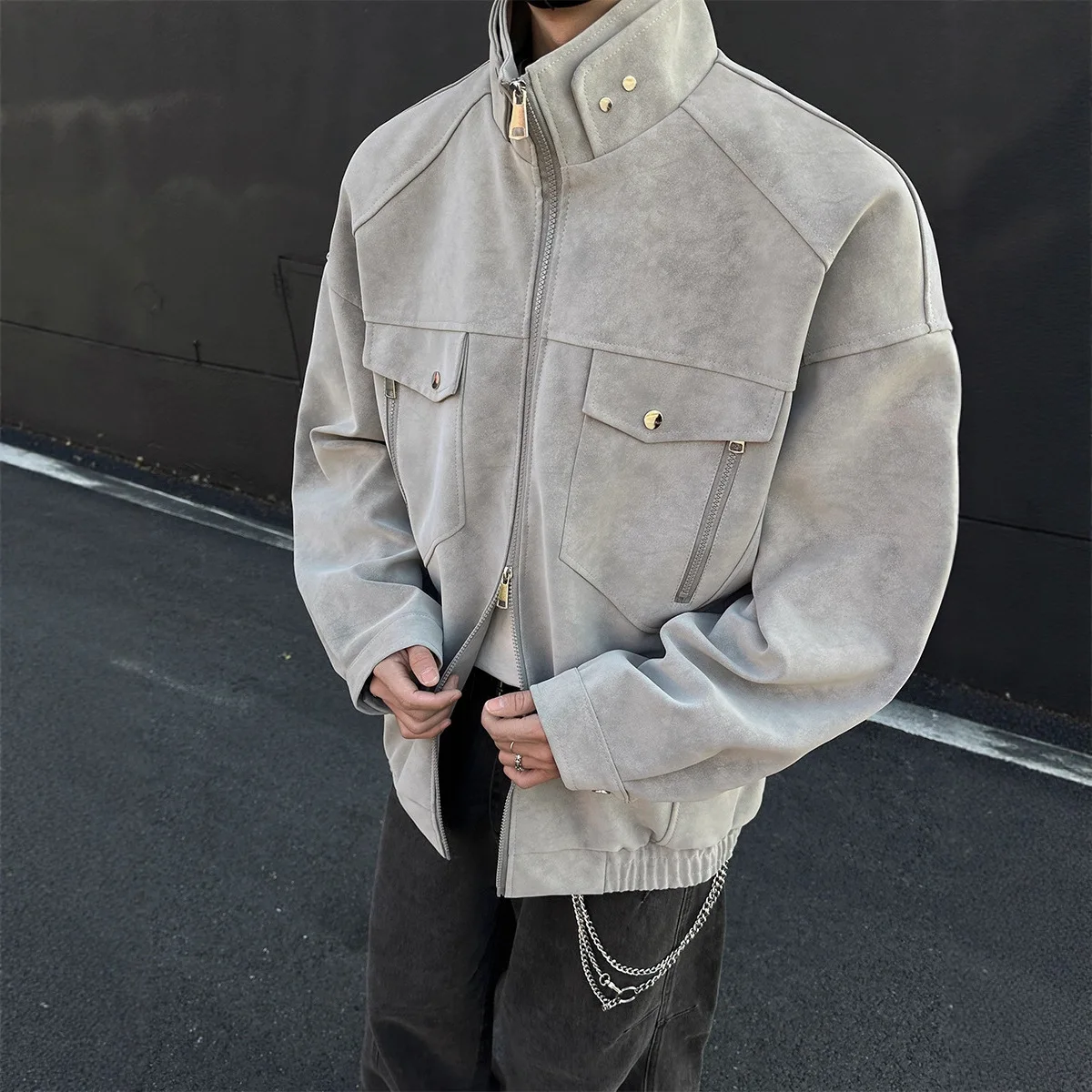 Vintage Men's Stand Collar Zip-up Jacket Coat Fall Winter New Casual Multi Pockets Cargo Jackets for Men Fashion Cardigan Tops
Vintage Men's Stand Collar Zip-up Jacket Coat Fall Winter New Casual Multi Pockets Cargo Jackets for Men Fashion Cardigan Tops