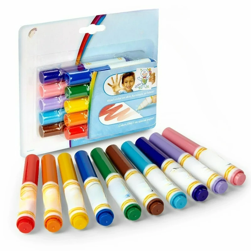 Mini Markers, 10 Ct, Classic Colors, Toddler Art Supplies, Travel Activity, Coloring Gift for Kids, 3+
Mini Markers, 10 Ct, Classic Colors, Toddler Art Supplies, Travel Activity, Coloring Gift for Kids, 3+