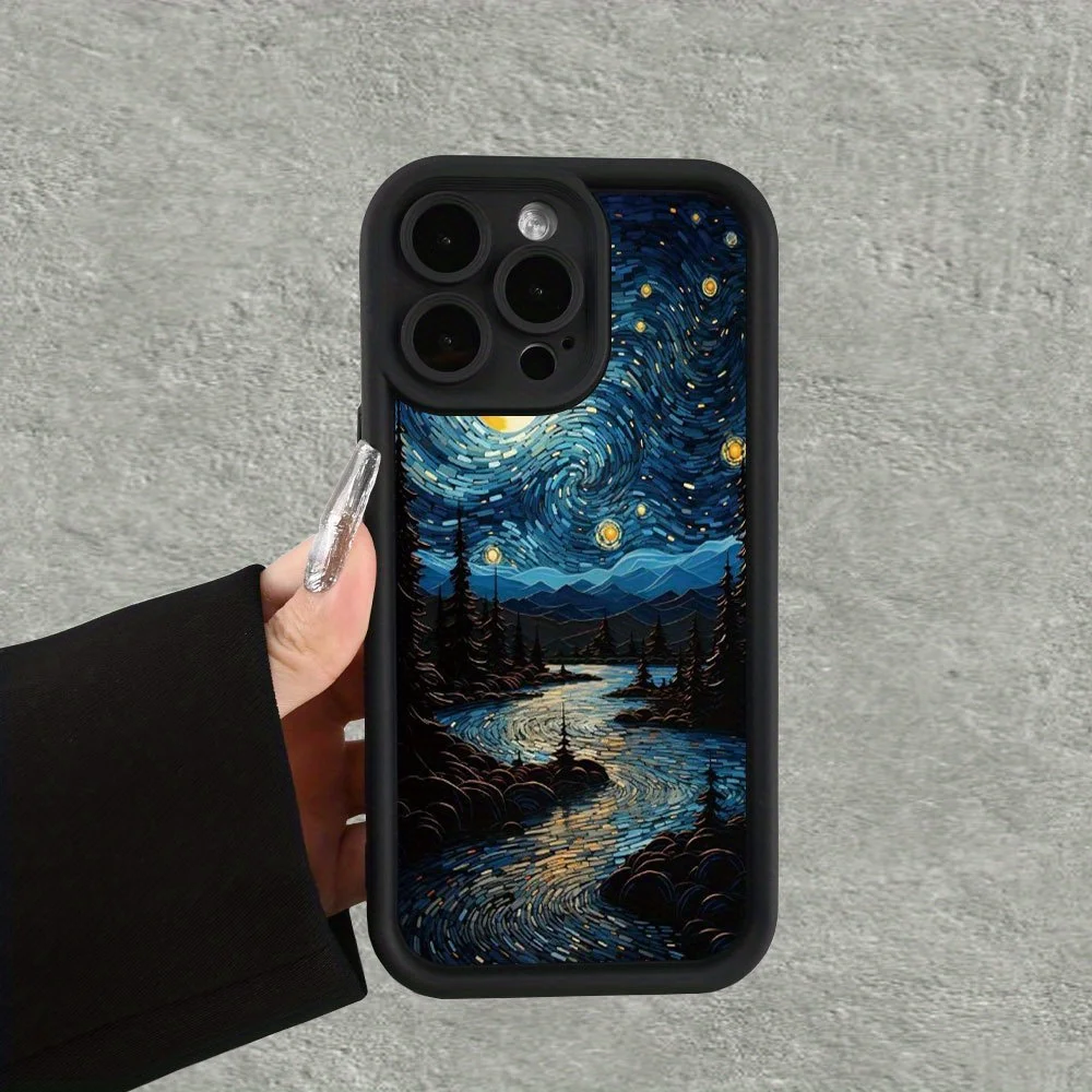 Starry sky graffiti pattern phone case for iPhone 17 16 15 14 13 12 11 Pro/ Max/Plus shock-proof rear cover anti-fingerprint
Starry sky graffiti pattern phone case for iPhone 17 16 15 14 13 12 11 Pro/ Max/Plus shock-proof rear cover anti-fingerprint