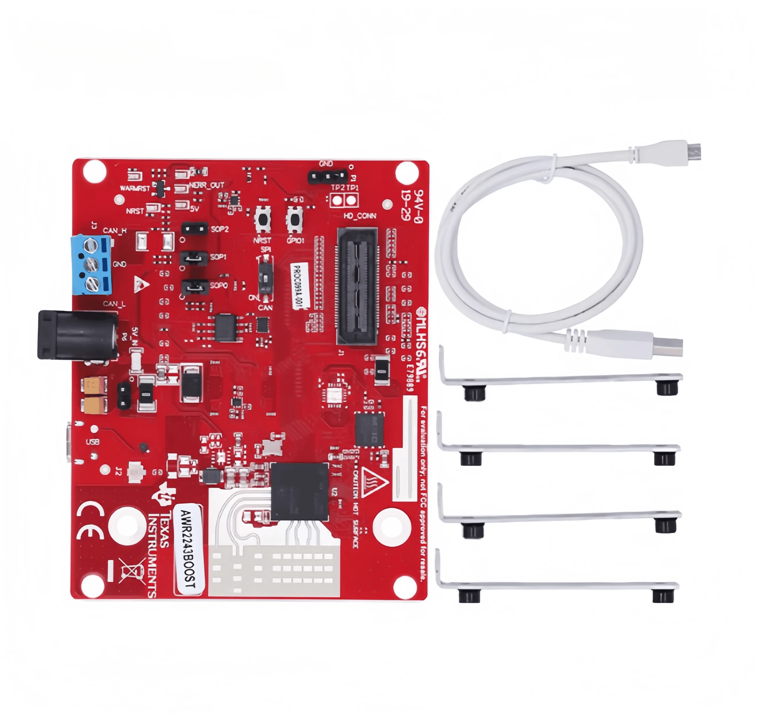AWR2243BOOST 76GHz to 81GHz High-Performance Automotive MMIC Evaluation Module
AWR2243BOOST 76GHz to 81GHz High-Performance Automotive MMIC Evaluation Module