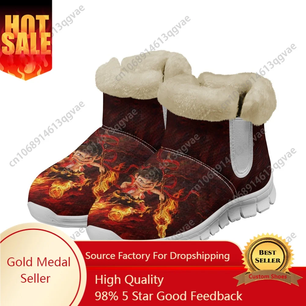 Nezha 2 Devil Boy Conquers The Dragon King Snow Boots Mens Womens Teenager Shoes Keep Warm High Quality Sports Custom Sneakers
Nezha 2 Devil Boy Conquers The Dragon King Snow Boots Mens Womens Teenager Shoes Keep Warm High Quality Sports Custom Sneakers