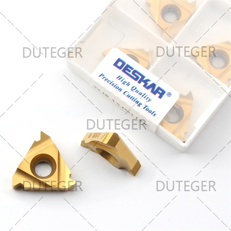 DESKAR Large Thread Inserts 22ER 22IR 3.5 4.0 4.5ISO 5.0ISO 5.5ISO 6.0ISO LDC Threading Carbide CNC Lathe Cutter For Steel Tool
DESKAR Large Thread Inserts 22ER 22IR 3.5 4.0 4.5ISO 5.0ISO 5.5ISO 6.0ISO LDC Threading Carbide CNC Lathe Cutter For Steel Tool