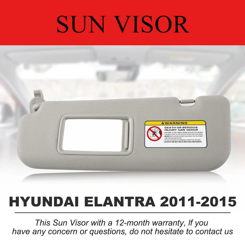 Car Sun Visor With Makeup Mirror For Hyundai Elantra 2011-2015 Cover Plate for Blocking Sunlight Sunshield Interior Accessories
Car Sun Visor With Makeup Mirror For Hyundai Elantra 2011-2015 Cover Plate for Blocking Sunlight Sunshield Interior Accessories