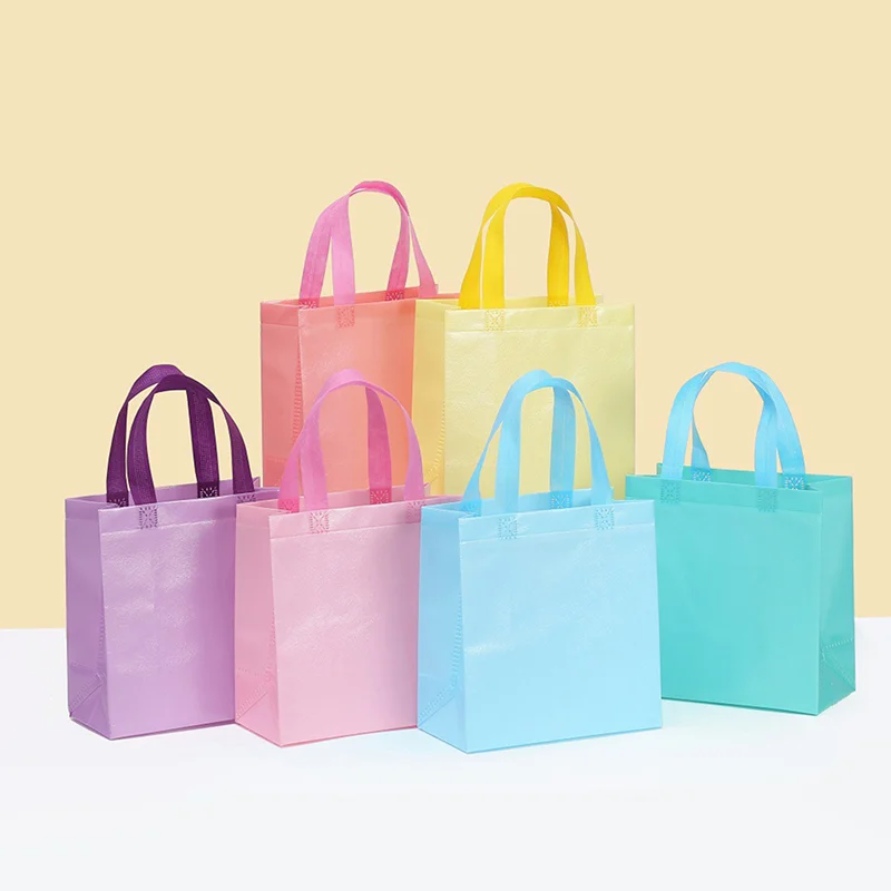 Colorful Shopping Bags 5PCS Non-woven Fabric Gift Bag Colored Hand-held Bags Wedding Party Decoration Gift
Colorful Shopping Bags 5PCS Non-woven Fabric Gift Bag Colored Hand-held Bags Wedding Party Decoration Gift