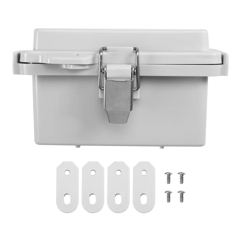 ABJN-Outdoor Electrical Junction Box ABS Plastic & Hinged Cover Stainless Steel Latch IP67 Waterproof Forelectrical Projects
ABJN-Outdoor Electrical Junction Box ABS Plastic & Hinged Cover Stainless Steel Latch IP67 Waterproof Forelectrical Projects