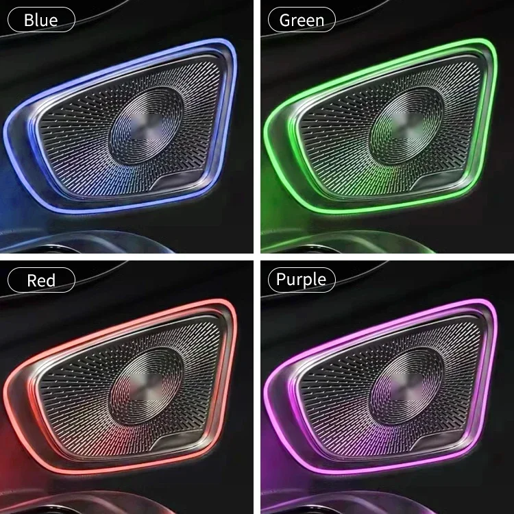 For Mercedes Benz C-class W206 Horn Audio Trim Glow Cover Car Door Midrange Speaker Cover With 64 Colors Ambient Lights
For Mercedes Benz C-class W206 Horn Audio Trim Glow Cover Car Door Midrange Speaker Cover With 64 Colors Ambient Lights