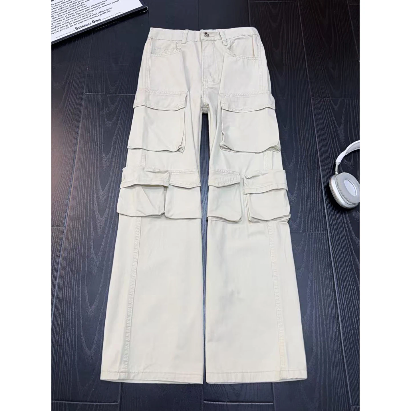 Men Cargo Pants Man Pants Vintage Baggy Streetwear Multi Pocket Loose Fit Denim Casual Trousers
Men Cargo Pants Man Pants Vintage Baggy Streetwear Multi Pocket Loose Fit Denim Casual Trousers