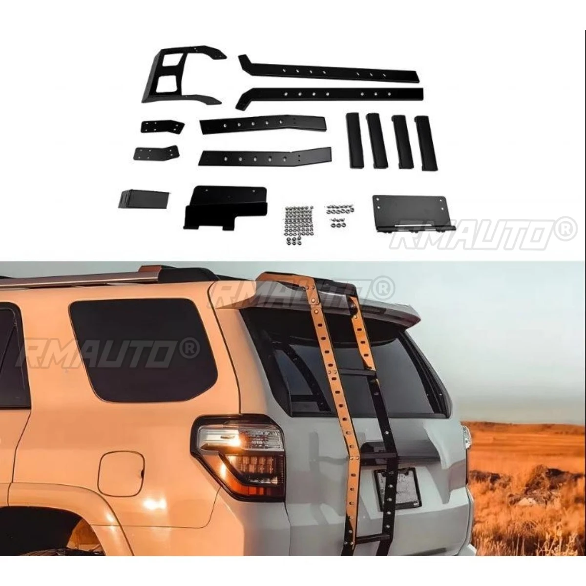 For Toyota 4Runner 2010-2023 Tailgate Luggage Rack Auxiliary Ladder Modification Part Body Kit Car Accessories
For Toyota 4Runner 2010-2023 Tailgate Luggage Rack Auxiliary Ladder Modification Part Body Kit Car Accessories