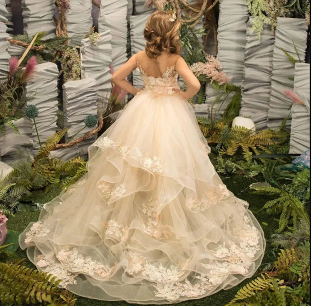 Customized Purple Flower Girl Dresses For Wedding Appliques Sleeveless Elegant Princess Birthday Party First Communion Gown
Customized Purple Flower Girl Dresses For Wedding Appliques Sleeveless Elegant Princess Birthday Party First Communion Gown