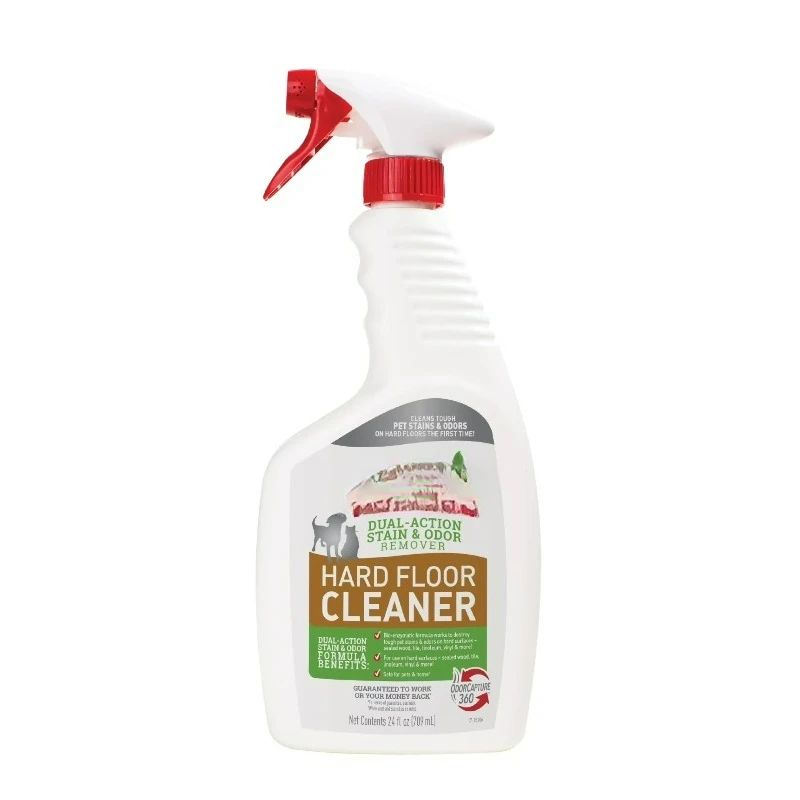 Hard Floor Cleaner, Dual-Action Dog & Cat Stain and Odor Remover, 24 oz
Hard Floor Cleaner, Dual-Action Dog & Cat Stain and Odor Remover, 24 oz
