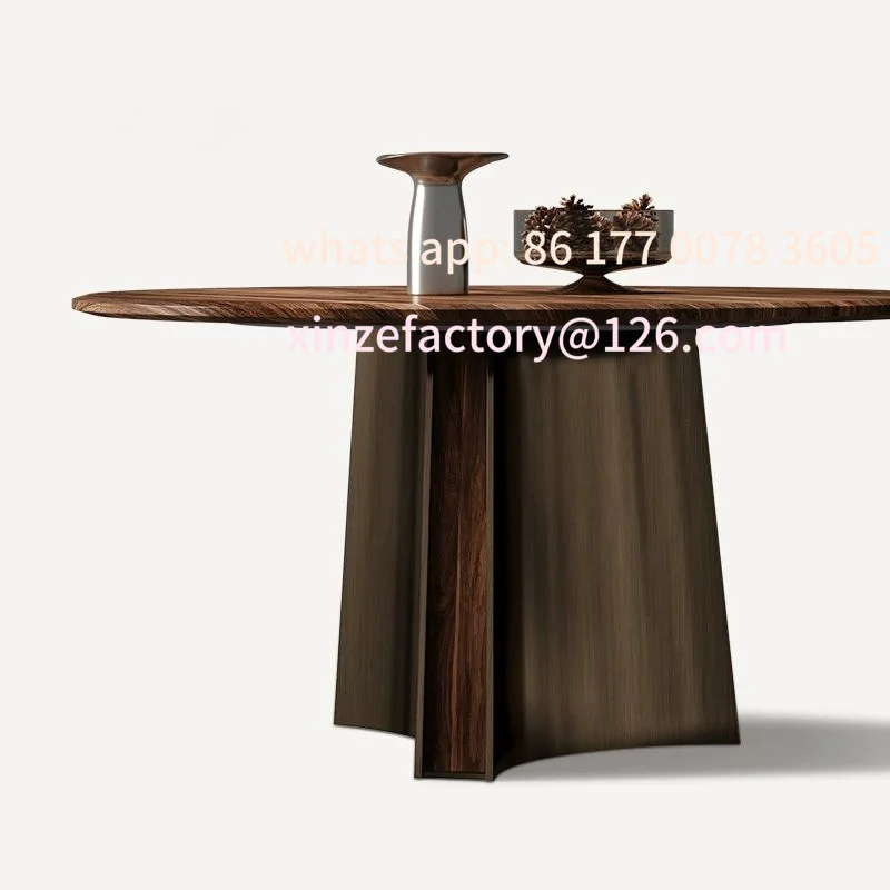 Customizable North American black walnut dining table medium antique solid wood dining table round household large apartment wit
Customizable North American black walnut dining table medium antique solid wood dining table round household large apartment wit
