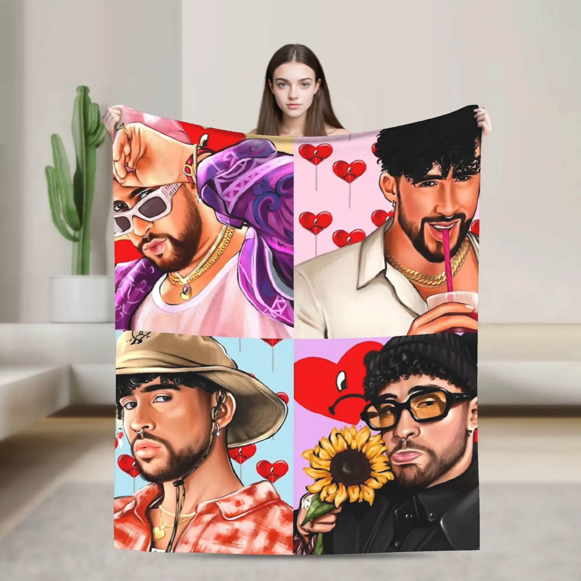 Bad Bunny Un Verano Sin Ti Plush Blanket Kids Adult Flannel Bedding Throws For Home Decor Super Warm Custom Quality Bedspread
Bad Bunny Un Verano Sin Ti Plush Blanket Kids Adult Flannel Bedding Throws For Home Decor Super Warm Custom Quality Bedspread