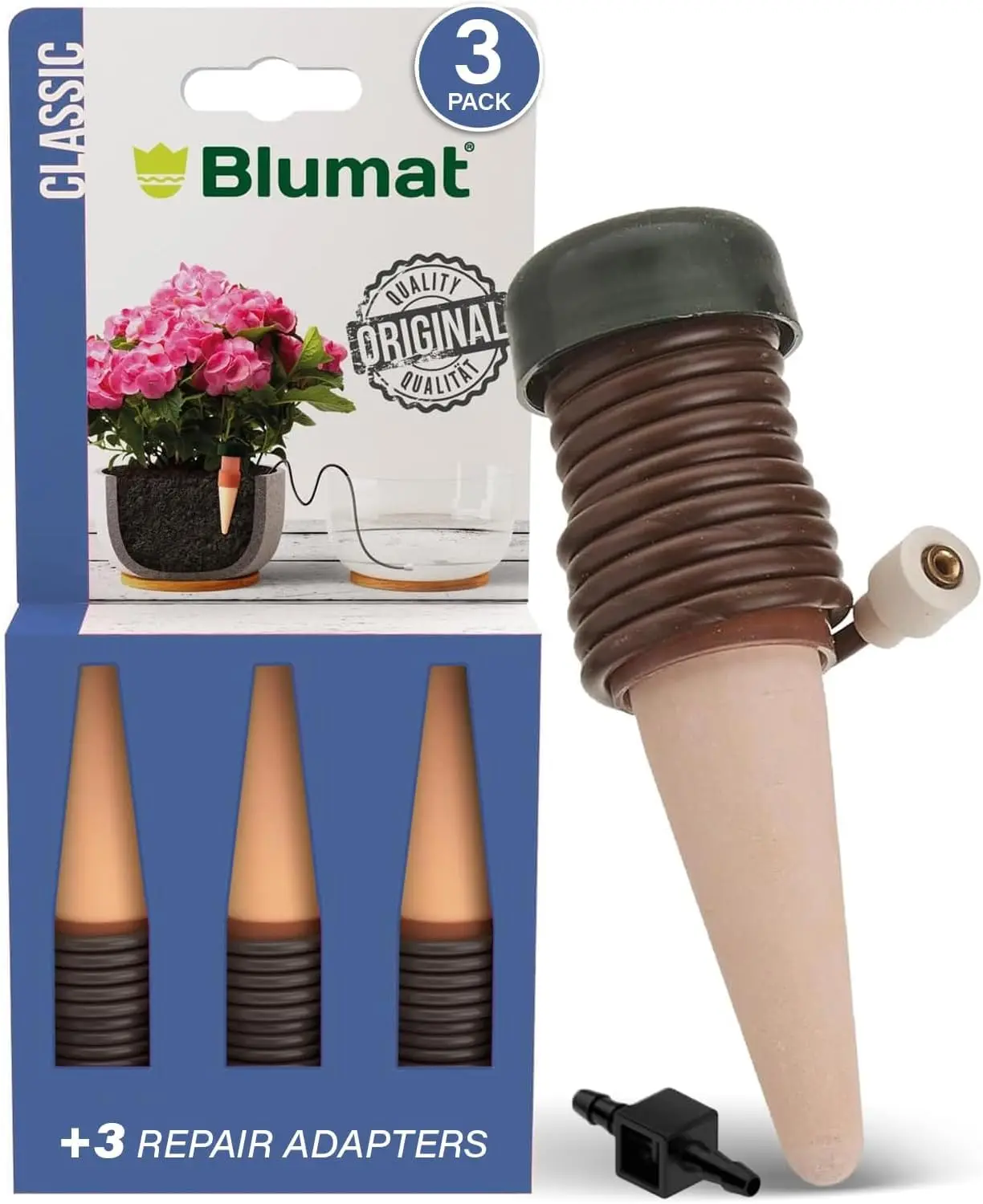 Classic Self-Watering Stakes - Automatic Drip Irrigation System for Indoor Plant Watering & Outdoor - Water Drip Solution for
Classic Self-Watering Stakes - Automatic Drip Irrigation System for Indoor Plant Watering & Outdoor - Water Drip Solution for