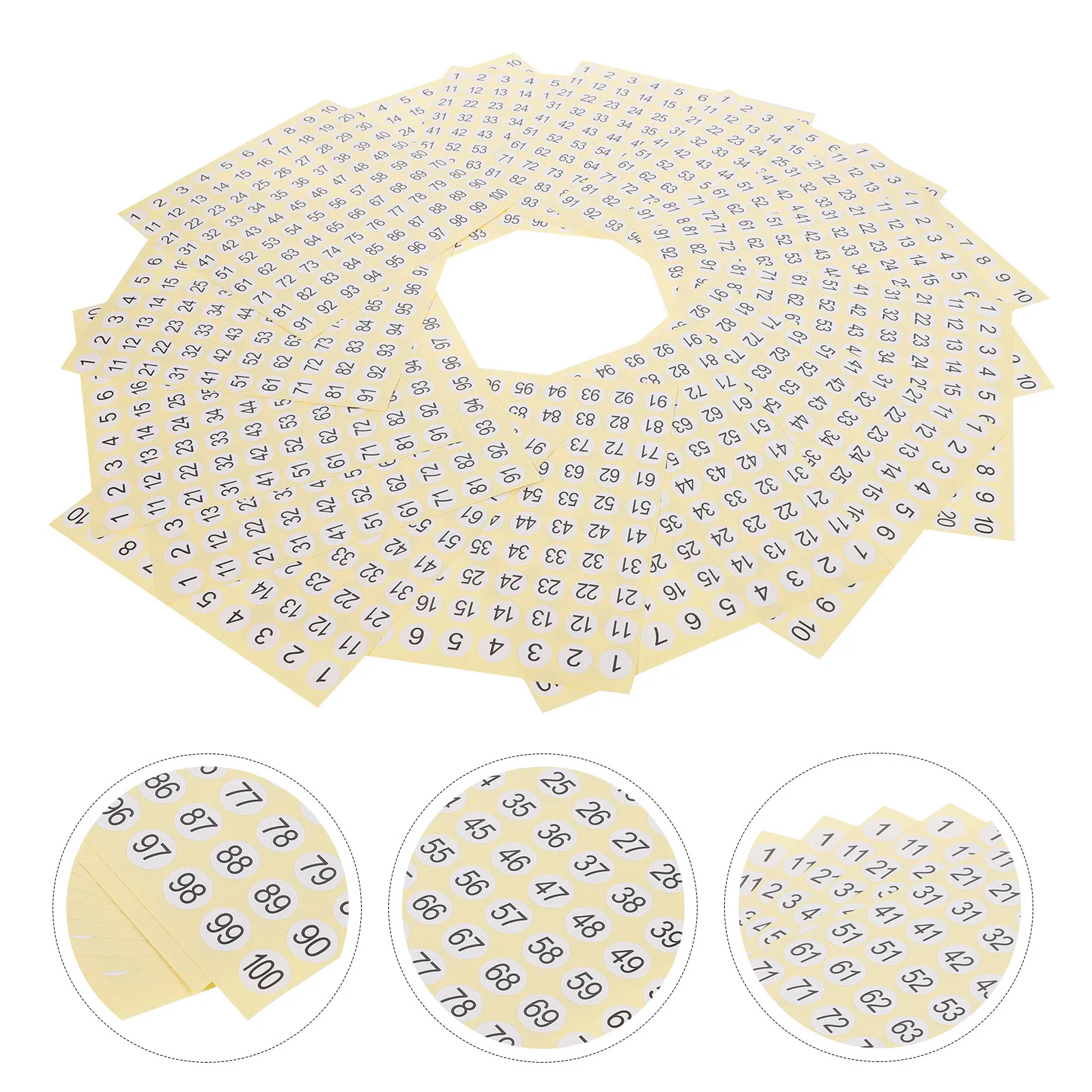 15 Sheets Small Round Number Stickers 1-100 Easy Peel Adhesive Labels for Classifying Bottles Jars Keys Cabinets Storage
15 Sheets Small Round Number Stickers 1-100 Easy Peel Adhesive Labels for Classifying Bottles Jars Keys Cabinets Storage