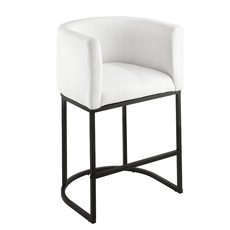 White Counter Stools Set of 3, 25" High with Backrest, Armrest, Metal Frame, Footrest, Fabric Upholstered Bar Chairs for Kitchen Island, Dining Room
White Counter Stools Set of 3, 25" High with Backrest, Armrest, Metal Frame, Footrest, Fabric Upholstered Bar Chairs for Kitchen Island, Dining Room