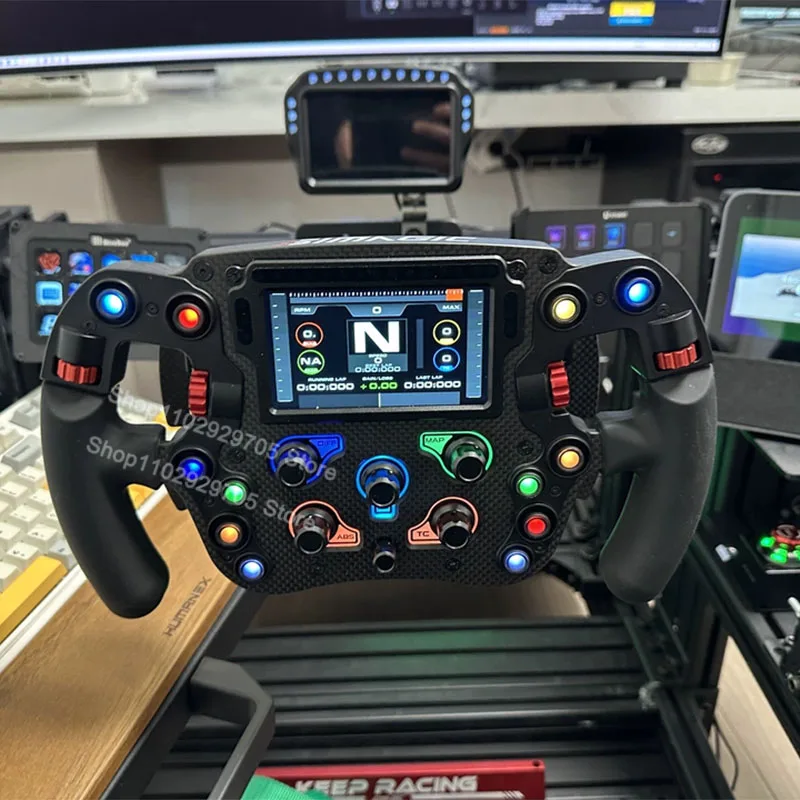 For Simagic FX PRO Formula Steering Wheel Carbon Fiber SIM Racing Steering Wheel with 4.3" Display
For Simagic FX PRO Formula Steering Wheel Carbon Fiber SIM Racing Steering Wheel with 4.3" Display