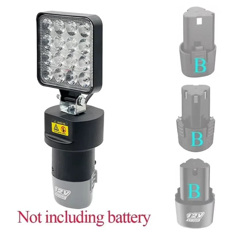 AC88-16 Beads LED Working Lamp Spotlight Portable Handheld Lamp For Lomvum Deyun Zhipu Fuge 12V BL1013B Lithium Battery
AC88-16 Beads LED Working Lamp Spotlight Portable Handheld Lamp For Lomvum Deyun Zhipu Fuge 12V BL1013B Lithium Battery