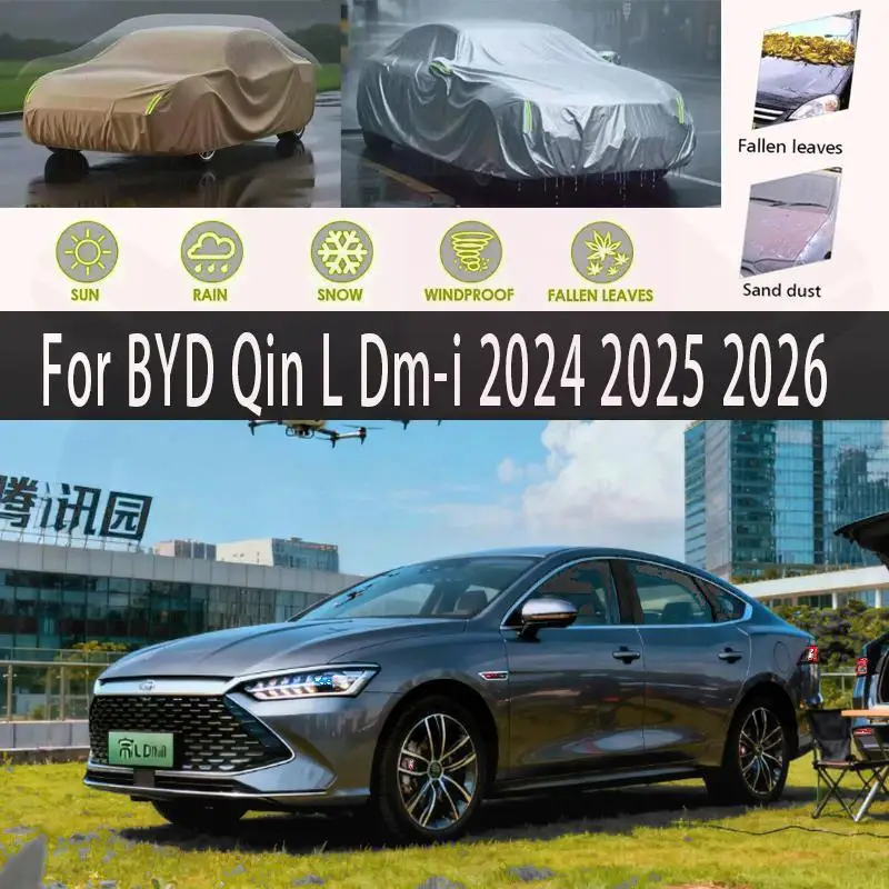 For Outdoor Protection Waterproof Dustproof Full for BYD Qin L Dm i 2024-2026 Car Covers
For Outdoor Protection Waterproof Dustproof Full for BYD Qin L Dm i 2024-2026 Car Covers