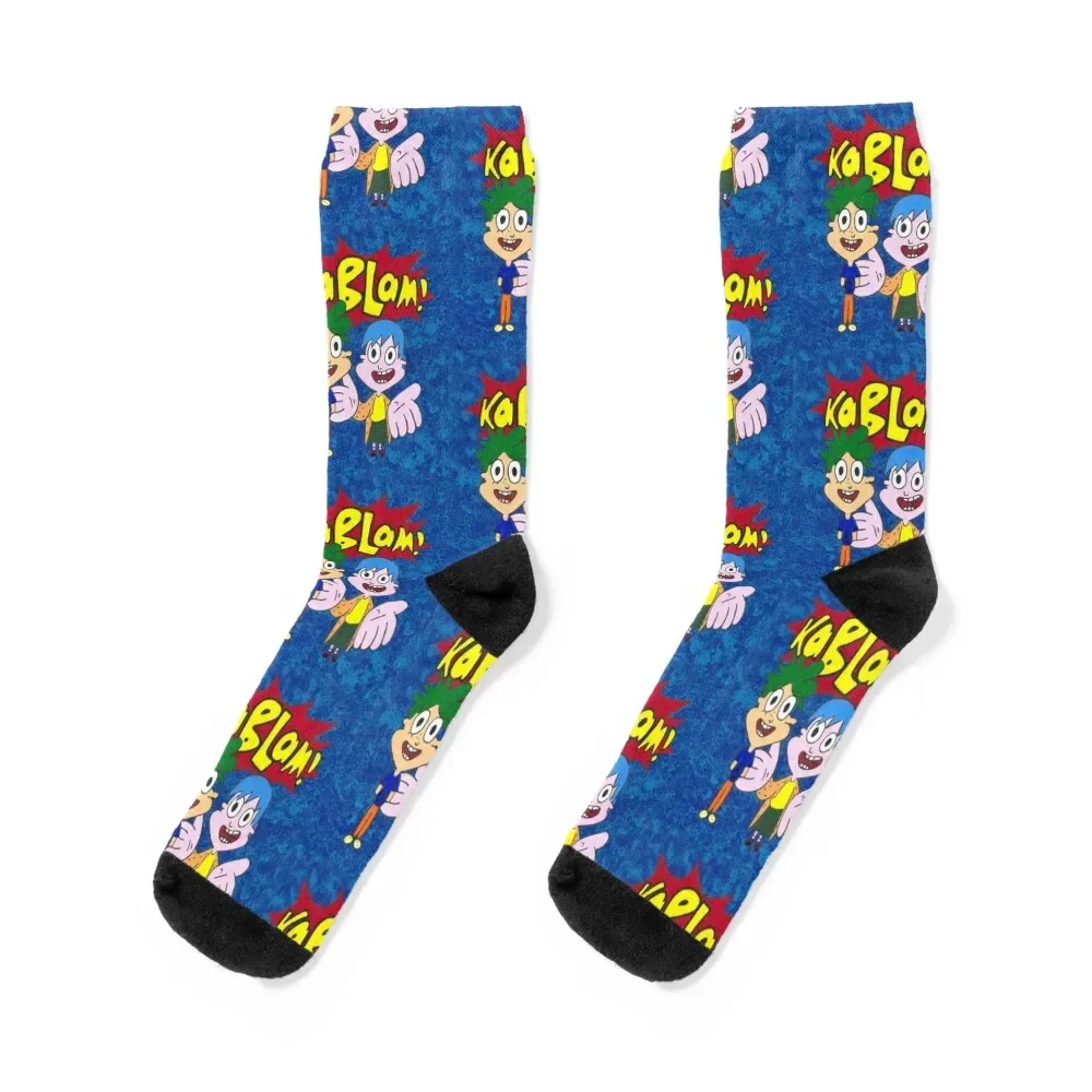 Nickelodeon Kablam Henry and June Painting on canvas paper Socks gifts sports stockings happy essential Socks Man Women's 
Nickelodeon Kablam Henry and June Painting on canvas paper Socks gifts sports stockings happy essential Socks Man Women's
