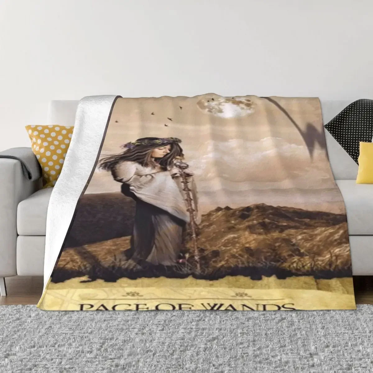 Page of Wands Tarot Card DreamscapesbyTeresa Throw Blanket Quilt Bed Giant Sofa sofa bed Blankets
Page of Wands Tarot Card DreamscapesbyTeresa Throw Blanket Quilt Bed Giant Sofa sofa bed Blankets