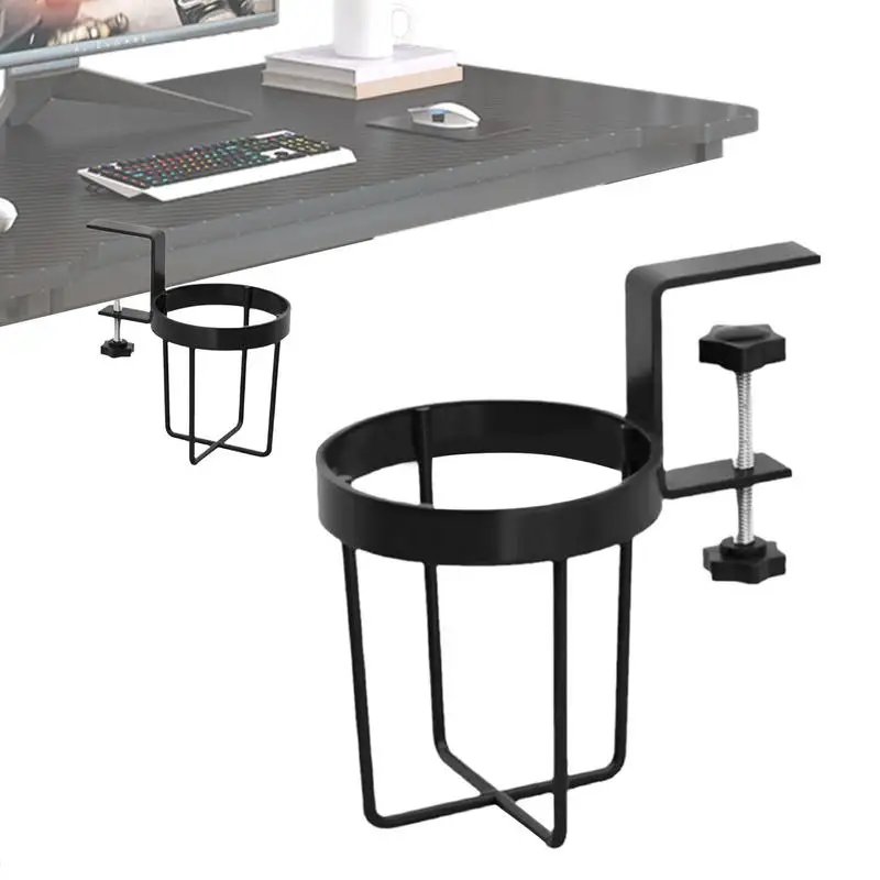 Home Clip On Table Cup Holder Horizontal Vertical Mount Anti Spill Office Desktop Mug Rack Metal Clamp Water Bottle Storage Tray
Home Clip On Table Cup Holder Horizontal Vertical Mount Anti Spill Office Desktop Mug Rack Metal Clamp Water Bottle Storage Tray