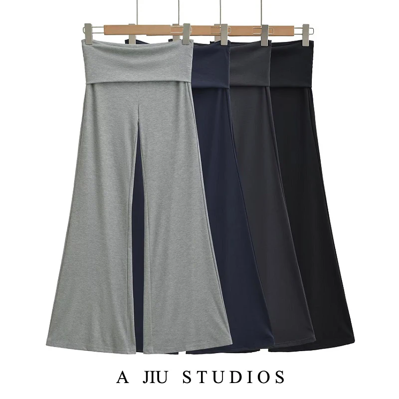 Women's Casual Flared Pants Summer Cool Feeling Drapey Sporty Long Trousers Casual Loose Fit Polyester Lyocell Spandex Blend
Women's Casual Flared Pants Summer Cool Feeling Drapey Sporty Long Trousers Casual Loose Fit Polyester Lyocell Spandex Blend
