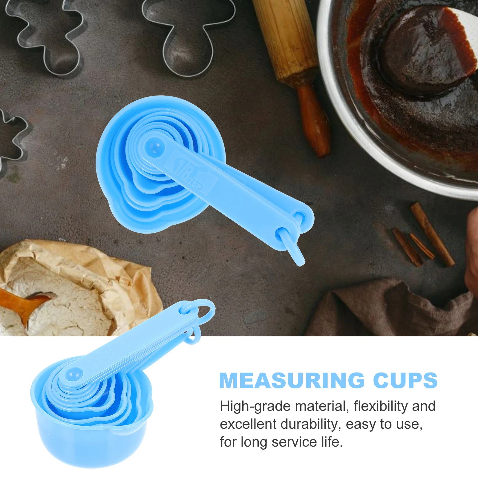 1Set Kitchen Baking Graduated Cup Set High-Grade Material Easy to Use Good Helper for Measuring Measuring Cups
1Set Kitchen Baking Graduated Cup Set High-Grade Material Easy to Use Good Helper for Measuring Measuring Cups
