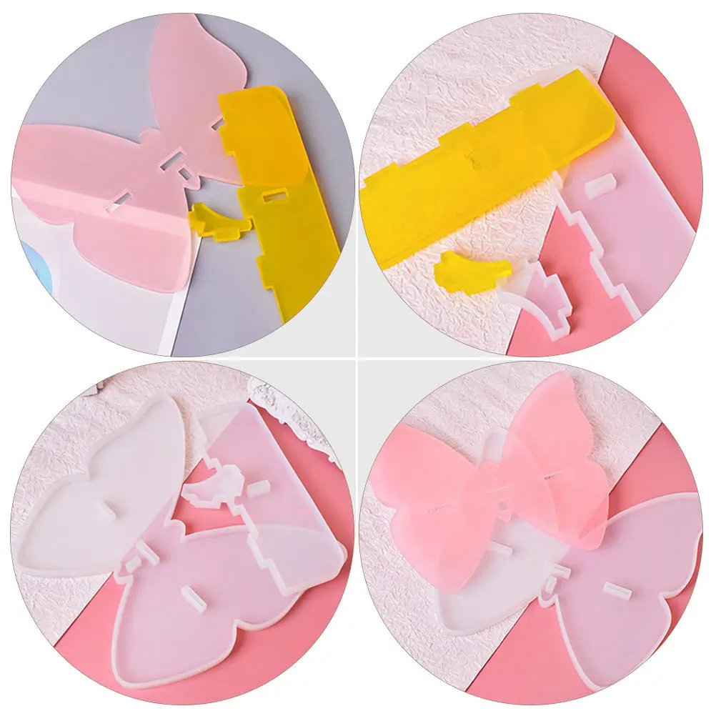 Butterfly-Shape Storage Rack Mold DIY Silicone Holder Flexible Transparent Easy Clean Creative Craft Making Add Decorations
Butterfly-Shape Storage Rack Mold DIY Silicone Holder Flexible Transparent Easy Clean Creative Craft Making Add Decorations