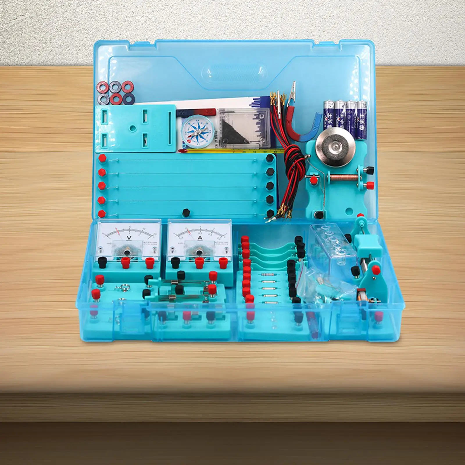 Electricity Experiment Kit DIY Projects Easy to Carry Building Circuits Experiment Box Physics Experiment Kit for Kids Children
Electricity Experiment Kit DIY Projects Easy to Carry Building Circuits Experiment Box Physics Experiment Kit for Kids Children