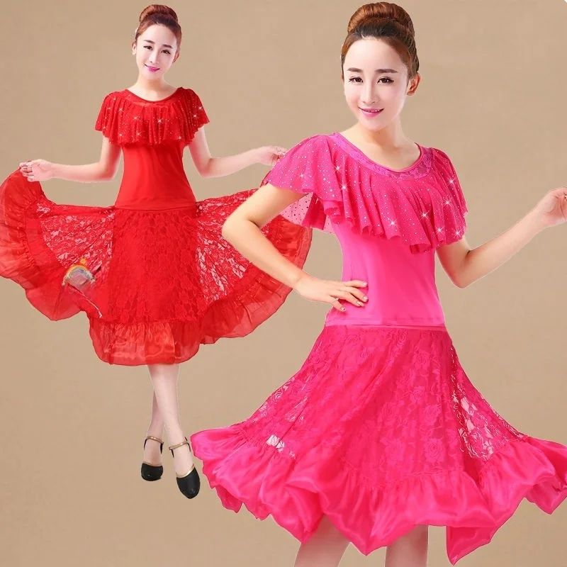 Fitn Latin Dance Costume Set ort Sve Square Dance Outfit Long Skirt Women's Ethnic Stage Costume White Color
Fitn Latin Dance Costume Set ort Sve Square Dance Outfit Long Skirt Women's Ethnic Stage Costume White Color
