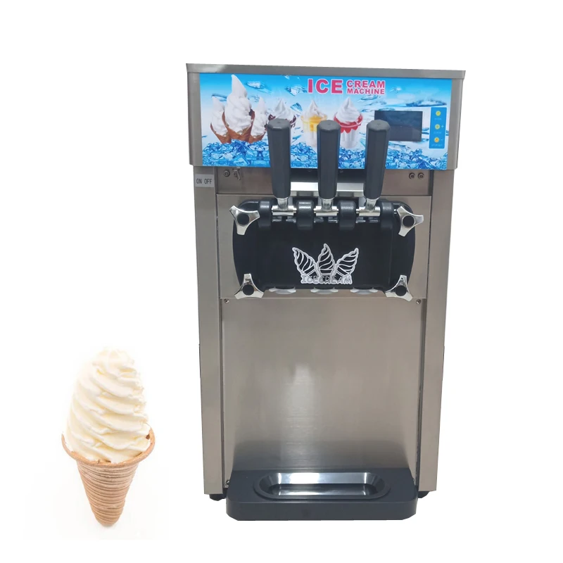 Convenience Store Soft Ice Cream Machine Desktop Digital Display Three Flavor Ice Cream Machine 1200W
Convenience Store Soft Ice Cream Machine Desktop Digital Display Three Flavor Ice Cream Machine 1200W