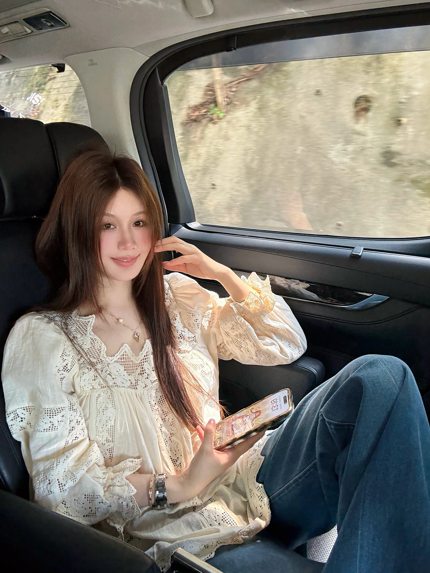 Ele Hollow out Lace irt Women's Spring Summer Design Sensation South France Aosphere IUIU AJing Home Romantic Sle
Ele Hollow out Lace irt Women's Spring Summer Design Sensation South France Aosphere IUIU AJing Home Romantic Sle