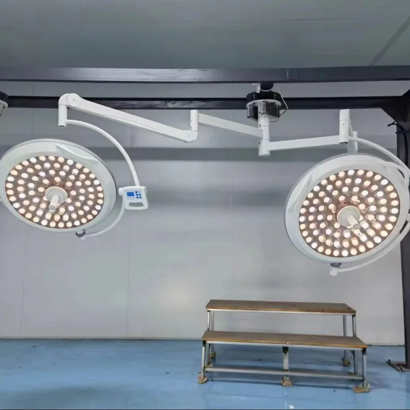 High Brightness 700+500 Dual Dome LED Operating Lamp Hospital Surgical Shadowless Light
High Brightness 700+500 Dual Dome LED Operating Lamp Hospital Surgical Shadowless Light