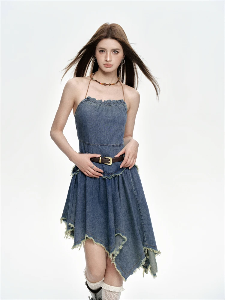 Chill Zoe Vintage Irregular Strap Dr Faionable All-Match Summer New Arrival Women's Dr Cotton Polyester Blend Slim Fit
Chill Zoe Vintage Irregular Strap Dr Faionable All-Match Summer New Arrival Women's Dr Cotton Polyester Blend Slim Fit