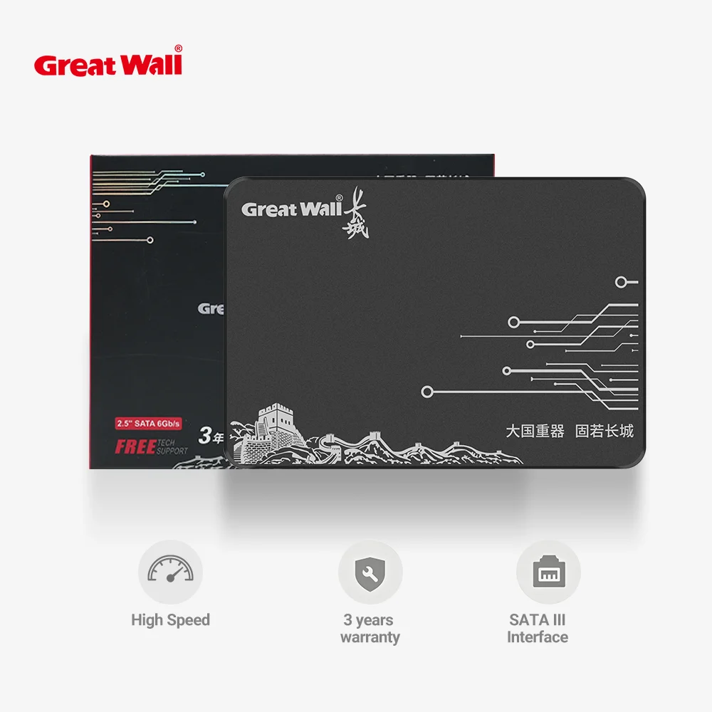 Great Wall SSD 128GB 256GB 512GB Internal Sata3 Solid State Drive 2.5 240GB 480GB 1TB 2TB 4TB SSD for PC Laptop
Great Wall SSD 128GB 256GB 512GB Internal Sata3 Solid State Drive 2.5 240GB 480GB 1TB 2TB 4TB SSD for PC Laptop