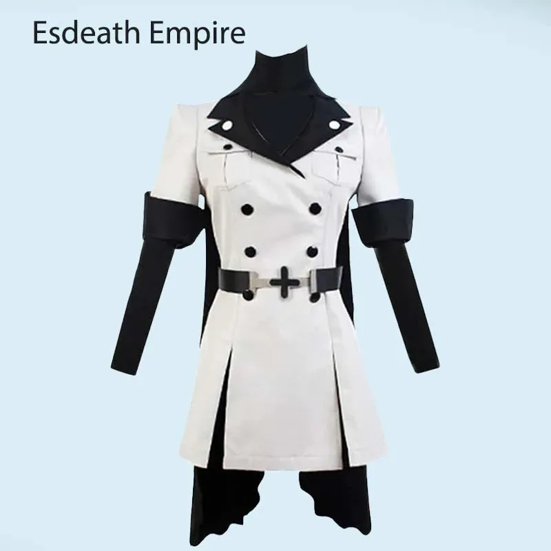 Anime Cosplay Akame Ga Kill Japanese Esdeath Empire Manga General Uniform with Hat for Halloween Esdeath Empire Cosplay Costume
Anime Cosplay Akame Ga Kill Japanese Esdeath Empire Manga General Uniform with Hat for Halloween Esdeath Empire Cosplay Costume