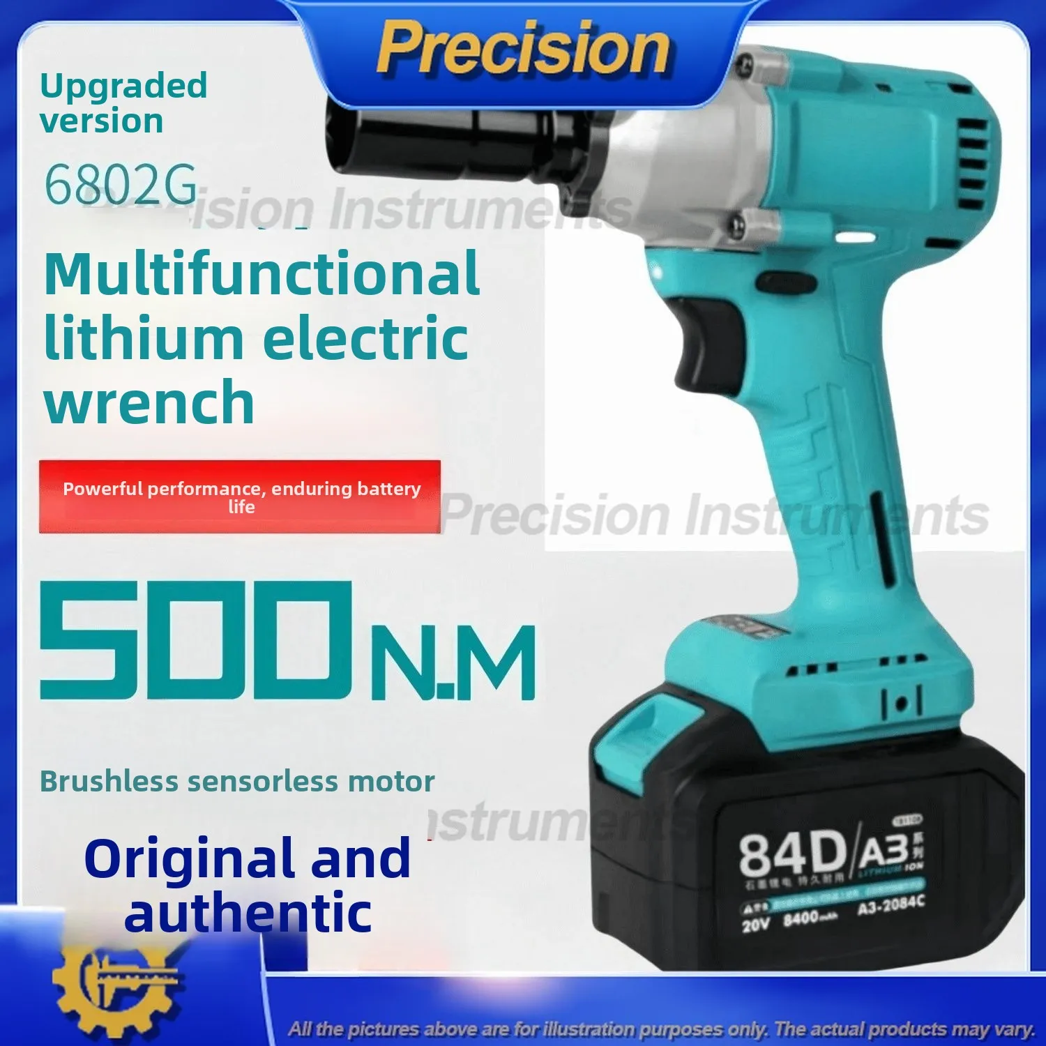 Аккумуляторный электрический гаечный ключ 2026, ударная дрель с высоким крутящим моментом для деревообработки, леса, инструмент с литиевой батареей, профессиональный
Аккумуляторный электрический гаечный ключ 2026, ударная дрель с высоким крутящим моментом для деревообработки, леса, инструмент с литиевой батареей, профессиональный