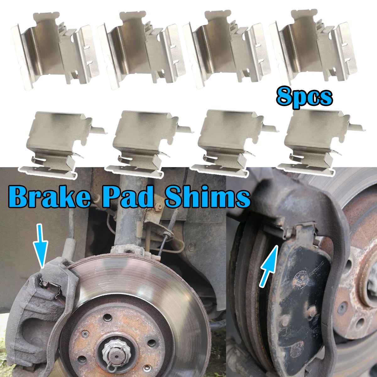 For FIAT VW Mercedes Ford Peugeot Citroen Vauxhall Car Brake Pad Fitting Shoe Hardware Shims Anti-loose Repair Kit Accessories
For FIAT VW Mercedes Ford Peugeot Citroen Vauxhall Car Brake Pad Fitting Shoe Hardware Shims Anti-loose Repair Kit Accessories