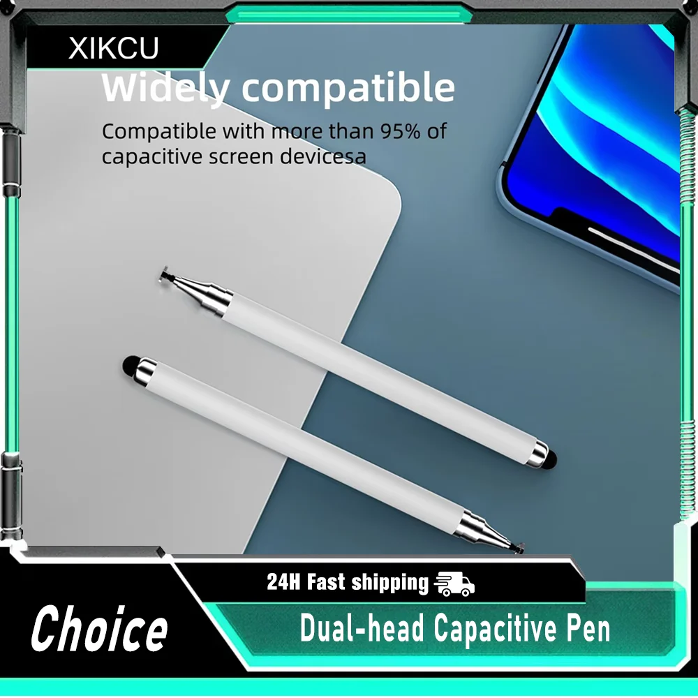 Емкостная ручка с двойной головкой, диск, силиконовая головка, стилус двойного назначения, живопись, офисная ручка для ретуши мобильного телефона, планшета, емкостная ручка
Емкостная ручка с двойной головкой, диск, силиконовая головка, стилус двойного назначения, живопись, офисная ручка для ретуши мобильного телефона, планшета, емкостная ручка