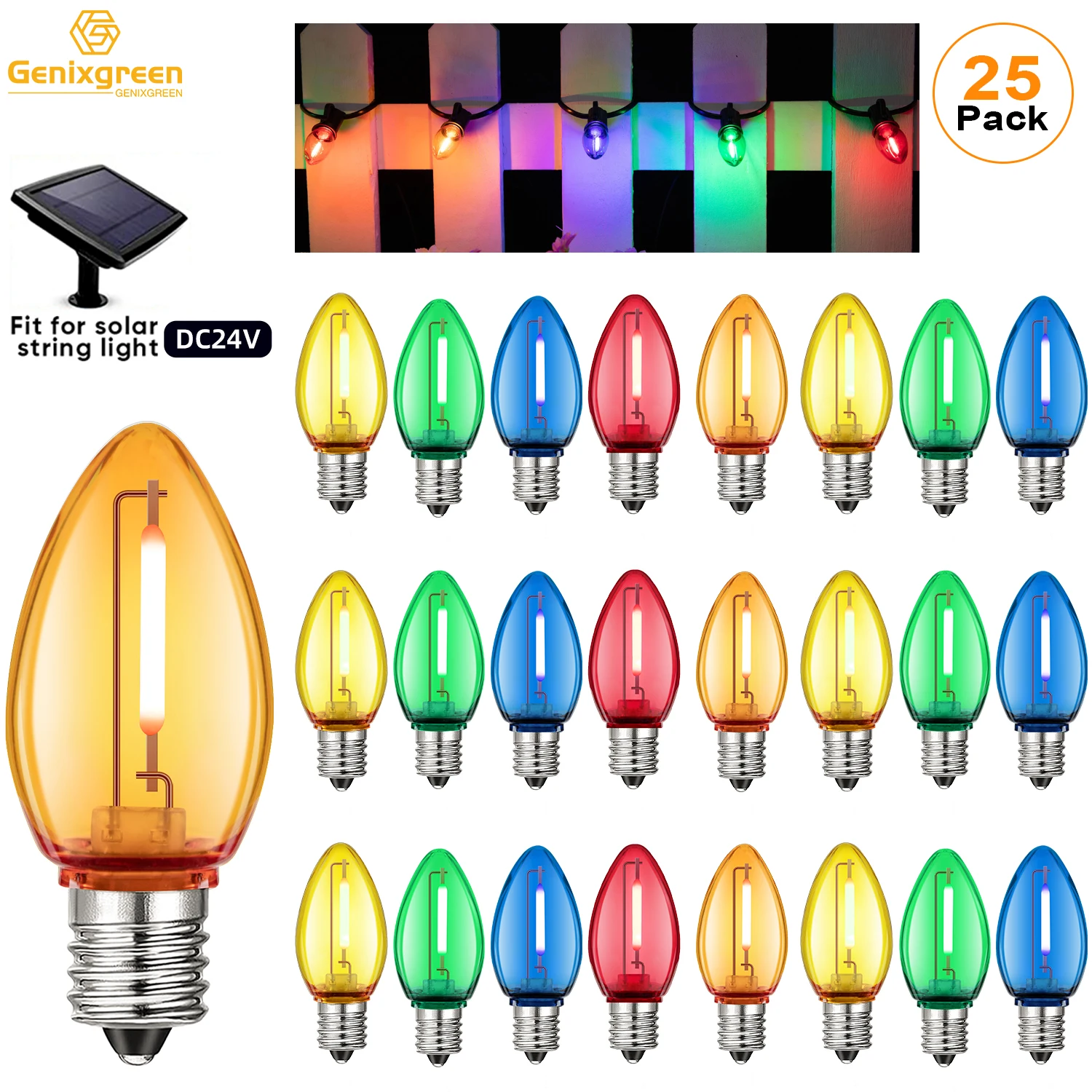 C7 24 В светодиодная лампа многоцветная винтажная рождественская лампа низкого напряжения красочная лампа для сада, крыльца, двора, домашнего освещения, декор
C7 24 В светодиодная лампа многоцветная винтажная рождественская лампа низкого напряжения красочная лампа для сада, крыльца, двора, домашнего освещения, декор