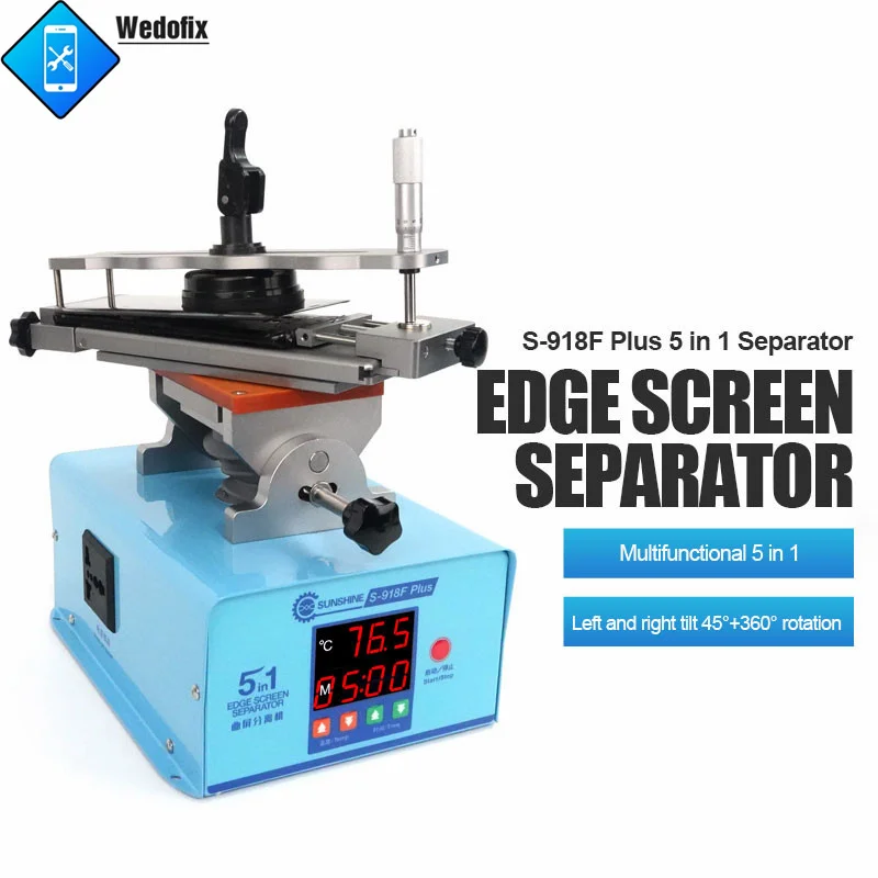 Sunshine Multi-functional 5 in 1 LCD Screen Separate Tool with Precise Temp Control for Samsung Edge iPhone Screen Refurbish
Sunshine Multi-functional 5 in 1 LCD Screen Separate Tool with Precise Temp Control for Samsung Edge iPhone Screen Refurbish