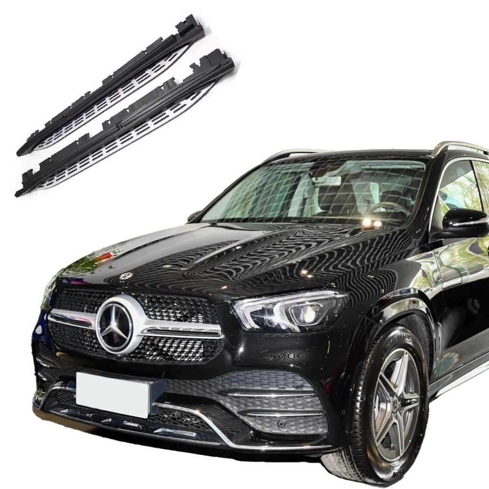 GLE W167 Benz Model Factory Direct High Quality Running Boards Side Pedals with Perfect Match & Protective Function
GLE W167 Benz Model Factory Direct High Quality Running Boards Side Pedals with Perfect Match & Protective Function