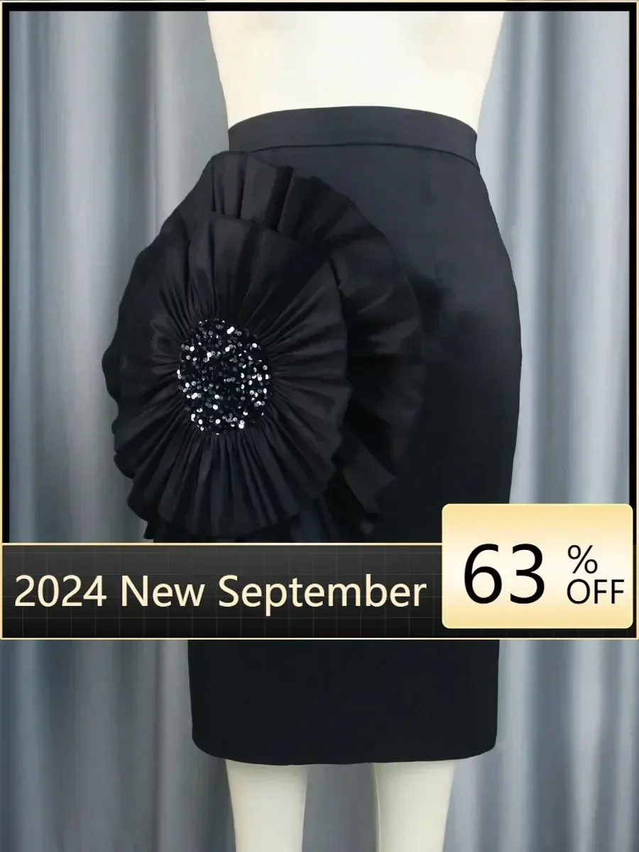 Customized Women 1 Piece Outfits Luxury Embroidery Ruffle no Tops High Waist Midi Skirt Set Dressy Flower Sequin Shiny Fitted Pa
Customized Women 1 Piece Outfits Luxury Embroidery Ruffle no Tops High Waist Midi Skirt Set Dressy Flower Sequin Shiny Fitted Pa